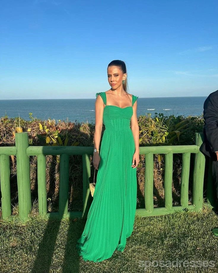 Elegant Green A-line Maxi Long Party Prom Dresses Ideas,Evening Gowns,13694