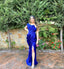 Sexy Blue Mermaid One Shoulder Maxi Long Party Prom Dresses Ideas,Evening Gowns,13651