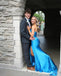 Sexy Blue Mermaid Sweetheart Long Party Prom Dresses Ideas,Evening Gowns,13644