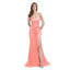 Mismatched Coral Mermaid Cheap Bridesmaid Dresses Online, WG1082