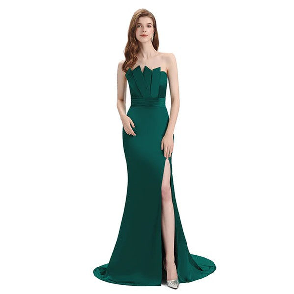 Mismatched Dark Green Mermaid Cheap Bridesmaid Dresses Online, WG1269