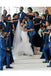 Sexy Blue Mermaid Off Shoulder Maxi Long Wedding Guest Bridesmaid Dresses,WG1735
