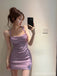 Sexy Purple Sheath Backless Short Homecoming Dresses,Short Prom Dresses,CM953