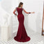 Μακρυμάνικα Μαύρα Γοργόνα Μακρυμάνικα Φορέματα, Βραδινά Φορέματα, 12008