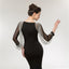 Μακρυμάνικα Μαύρα Γοργόνα Μακρυμάνικα Φορέματα, Βραδινά Φορέματα, 12008