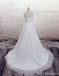 Lace Barato Straps Scoop Tulle ALine Wedding Vestidos Online, WD370