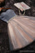 Στράπλες χάντρες ζώνη Δύο χρώματα φούστα Homecoming Prom Φορέματα, προσιτές σύντομο πάρτι Prom γλυκό 16 φορέματα, τέλεια Homecoming κοκτέιλ φορέματα, CM566