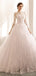 Robes de mariée pas chères en dentelle à manches longues en ligne, robes de mariée pas chères, WD506