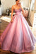 Sweetheart A-line Ball Gown Lilas Evening Prom Dresses, Cheap Custom Sweet 16 robes, 18468