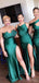 Robes de demoiselle d’honneur vert émeraude dépareillé en ligne, robes de demoiselles d’honneur bon marché, WG733