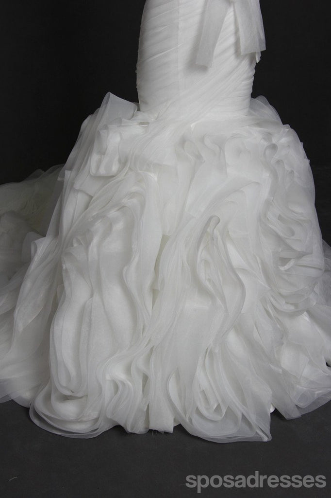 Querida Strapless Organza Sereia Vestidos de Noiva sob medida Vestidos de Casamento, Vestidos de Casamento Baratos, WD210