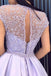 Cap Sleeves Lilac See Through A-Line Long Prom Dresses, Evening Party Prom Vestidos, 12298Mais informações