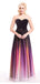 Querida Chiffon Ombre baratos longos vestidos de baile, vestidos Sweet16 personalizados, 18404