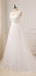Einfache Scoop Spitze Brautkleider Online, Günstige Brautkleider, WD507