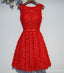 Κόκκινη Δαντέλα διακοσμημένο με Χάντρες Στρογγυλή Λαιμόκοψη Homecoming Prom Φορέματα, Οικονομικά Κορσέ Πίσω Σύντομο Κόμμα Φορέματα Prom, Τέλεια Homecoming Φορέματα, CM253