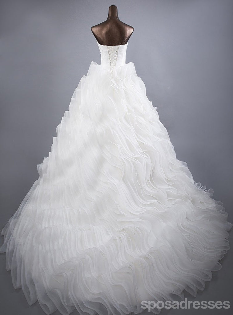 Luxueuse Robe de Bal en Organza Une ligne de Mariée Robes de Mariée, des Robes de Mariée, la Mariée à prix Abordable Robes de Mariée, WD254