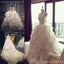 Vestidos de festa de casamento de design exclusivo com renda espaguete, Popular Lace Up vestido de noiva, WD0014