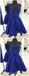 Robes de bal deux pièces bleu royal perlé bleu royal 2018, CM500