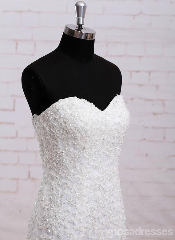 Classice Sweetheart Lace Mermaid Wedding Dress Online, WD393