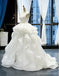Scoop Ball Robe Dentelle Corsage Volants Robes de mariée bon marché en ligne, Robes de mariée bon marché, WD622