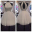 Halter Sexy dos ouvert Blanc robes de bal de retour, CM0005