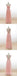 Robes de demoiselle d'honneur junior pas cher en mousseline de soie rose longue épaule douce coeur ouvert dos ouvert, WG21