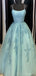 Les spaghetti attachent le lacet les robes de bal d'étudiants de soir de Tiffany perlées, les robes de bal d'étudiants du parti du soir, 12285