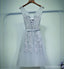 Γκρι δαντέλα V με ντεκολτέ Beaded Homecoming Prom Dresses, Προσιτό κορσέ πίσω κοντό φόρεμα Prom Dress, Perfect Homecoming φορέματα, CM258