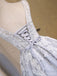 Ver Através de Vestidos de Baile de Boas-Vindas Grey Lace, Vestidos de Baile de Festas Curtas Afordáveis, Vestidos de Boas-Vindas Perfeitas, CM285