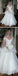 Beliebte Off-Shoulder Lang A-Linie Spitzen Weißen Tüll Perlen Brautkleider, WD0191