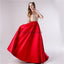1/2 μακρυά μανίκια με ψηλό λαιμό φούστα με κόκκινη φούστα, βραδινά φορέματα, βραδινά φορέματα, 12116