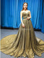 Querida Preto Verde Elegante Longo Evening Prom Dresses, Evening Party Prom Dresses, 12232