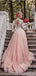Σαμπάνια Skirt Long Sleeves Lace A-line Φθηνά φορέματα γάμου σε απευθείας σύνδεση, WD401
