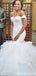 Off Ombro de Laço Frisado Sereia Vestidos de Casamento On-line, WD426