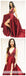 Sexy Side Slit profundo decote em V vermelho uma linha longos vestidos de baile, barato Sweet 16 vestidos, 18326