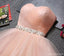 Χαριτωμένο Ροδάκινο Neckline Αγαπημένων του Tulle Homecoming Prom Φορέματα, Οικονομικά Σύντομο Κόμμα Χορό Γλυκό 16 Φορέματα, Τέλεια Homecoming Φορέματα Κοκτέιλ, CM357