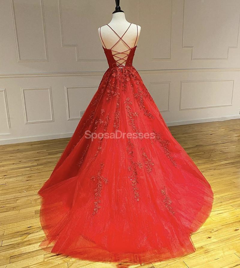Μπάλα φόρεμα κόκκινο δαντέλα beaded φτηνά μακριά φορέματα prom βράδυ, βραδινό κόμμα prom φορέματα, 12303