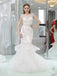 Capseves Rhinestone Mermaid Wedding Dresses Online, Unique Bridal Dresses, WD583