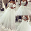 Long A-line Αγαπημένη Δαντέλα Κορυφή Τούλι Νυφικό, δεξίωση Γάμου Φορέματα, WD0021
