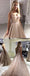 V Neck Sparkly Sequin A-line longues robes de bal de soirée avec poches, robes de bal de soirée personnalisées bon marché, 18606