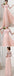 Les plus Populaires Juniors Demi de Haut de Manches de voir-à Travers la Dentelle de Robe de Bal Blush Rose de Longues Robes de Demoiselle d'honneur, WG27