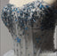 Trägerlose graue Perlen sehen durch Homecoming Prom Kleider, erschwingliche kurze Party Korsett zurück Prom Kleider, perfekte Homecoming Kleider, CM224