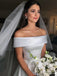 Off Shoulder Simple Cheap Wedding Vestidos Online, Vestidos Bridal Baratos, WD629
