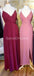 Vestidos de dama de honra longos incompatíveis simples on-line, vestidos de damas de honra baratos, WG698