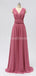 Gaze convertível dama de honra barata muito tempo rosa veste-se online, WG603