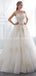 Querida uma linha de renda de ouro frisada vestidos de casamento baratos on-line, vestidos de noiva baratos, WD571