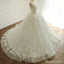 Luxueuse dentelle perlée une ligne robes de mariée de mariage, robes de mariée sur mesure, robes de mariée de mariage abordables, WD255