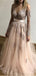 Beliebte Long Sleeves Lace Billig Langen Abend Prom Kleider, Kundenspezifische Sweet16 Kleider, 18414
