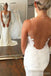 Le lacet voit par les robes de mariée de sirène, 2 017 longues robes de mariage personnalisées dos nu, les robes de noce abordables, 17113