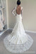 Μακρύ Μανίκι Δαντελλών Backless Γαμήλια Φορέματα Γοργόνα, Το 2017 Μεγάλη Έθιμο Γαμήλιες Εσθήτες, Προσιτές Νυφικά Φορέματα, 17116